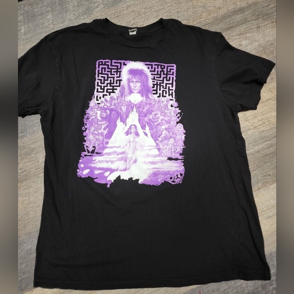 Worn Once Set of 2 Size XL Labyrinth &  Xfiles Black Loot Crate Exclusive Shirts - Picture 3 of 5